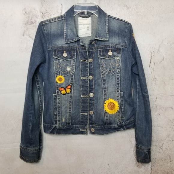 sunflower jean jacket